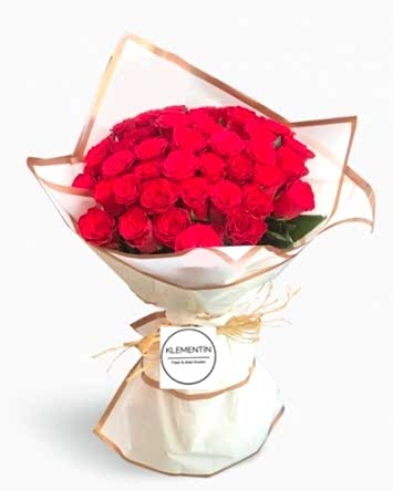 41 gül söz nişan buketi