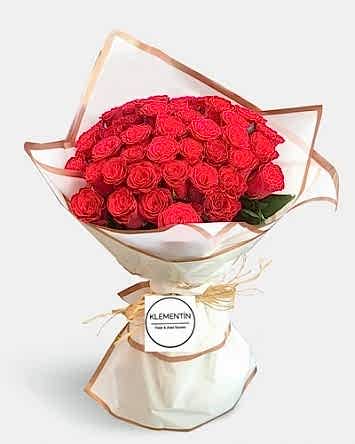 41 gül söz nişan buketi