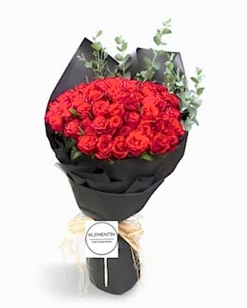 41 gül söz nişan buket